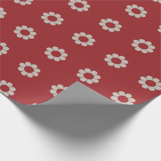 Eenvoudig ventilatorpatroon herstellen | Kerstrood Cadeaupapier (Hoek)