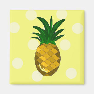 Eenvoudig verse ananas magneet