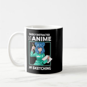 Eenvoudig verstoord door Anime en Sketching Anime  Koffiemok