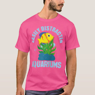 Eenvoudig verstoord door aquariums viscontainer Aq T-shirt