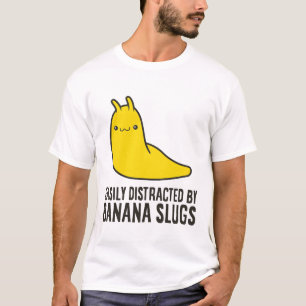 Eenvoudig verstoord door bananenslijmen t-shirt