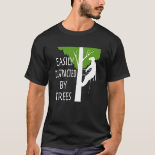 Eenvoudig verstoord door bomen die ironisch zijn, t-shirt