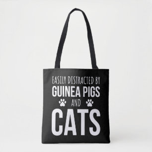 Eenvoudig verstoord door cavia's en katten draagtas