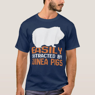 Eenvoudig verstoord door cavia's Piggie Lover T-shirt