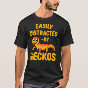 Eenvoudig verstoord door Geckos Geckoes-ontwerp T-shirt