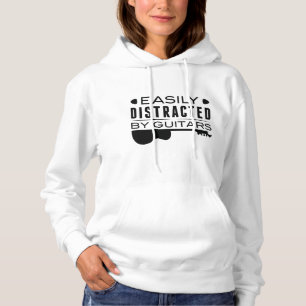 Eenvoudig verstoord door gitaren hoodie
