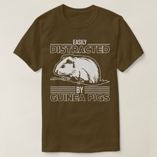 Eenvoudig verstoord door Guinee-Pigs Guinee-Overst T-shirt (Design voorkant)