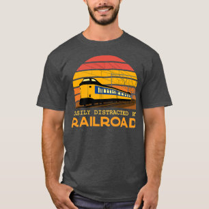 Eenvoudig verstoord door het spoor t-shirt