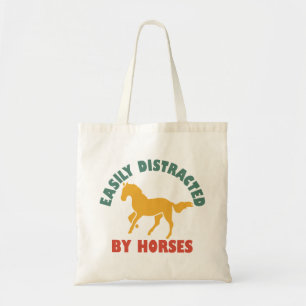 Eenvoudig verstoord door paarden tote bag