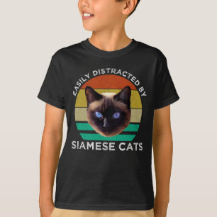 Eenvoudig verstoord door Siamese katten T-shirt