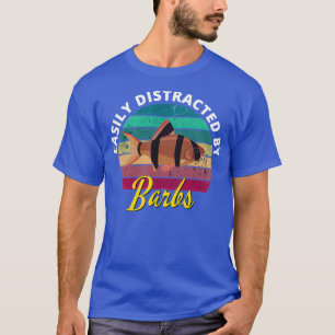 Eenvoudig verstoord door tijgerbommen tropisch aqu t-shirt