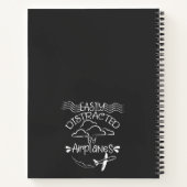 Eenvoudig verstoord door vliegtuigexploitant Pilot Notitieboek (Achterkant)