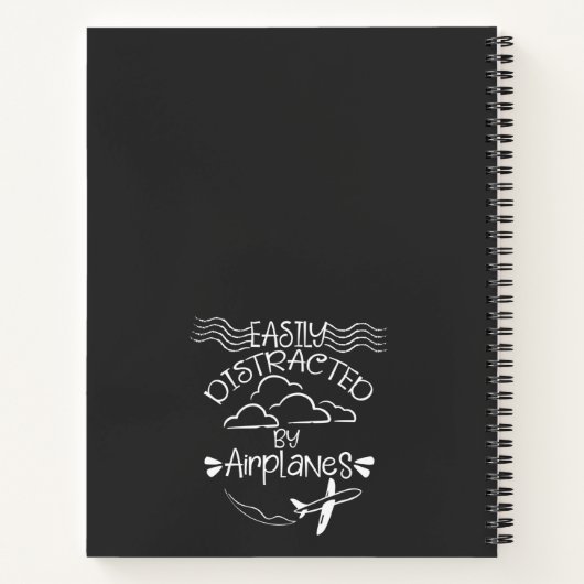 Eenvoudig verstoord door vliegtuigexploitant Pilot Notitieboek (Achterkant)