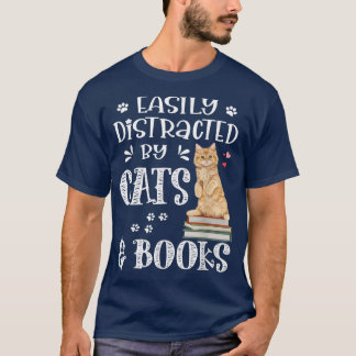 Eenvoudig verstoorde kratten en boekenKat en boeko T-shirt
