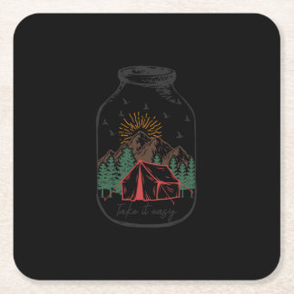 Eenvoudig Vierkante Kartonnen Onderzetter