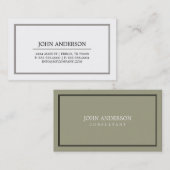 Eenvoudig Visitekaartje (Voorkant / Achterkant)