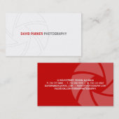 Eenvoudig Visitekaartje fotograaf (Voorkant / Achterkant)