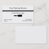 Eenvoudig Visitekaartje schilder (Voorkant / Achterkant)