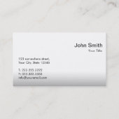 Eenvoudig Visitekaartje voor zoekbalk QR-code (Achterkant)