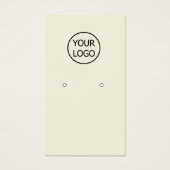 eenvoudig voeg je aangepaste oorscherm voor logo t visitekaartje (Voorkant)