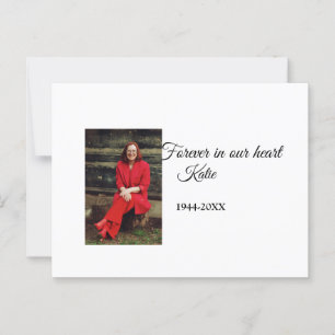 eenvoudig Voeg uw fototekst toe aandenken Briefkaart