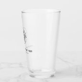 Eenvoudig Voeg uw Logo Clean Typography toe Glas (Links)