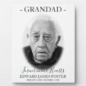 Eenvoudig voor altijd in ons hart gedenkteken | Fa Fotoplaat (Voorkant)