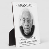 Eenvoudig voor altijd in ons hart gedenkteken | Fa Fotoplaat (Zijkant)