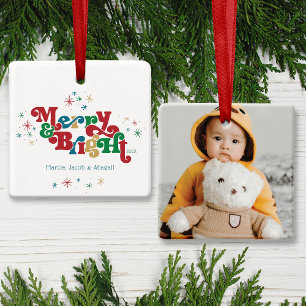 Eenvoudig vrolijk en helder foto keramisch Ornamen Ornament