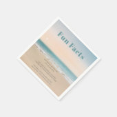 Eenvoudig vun Feit Beach Weddenschap Servet (Hoek)