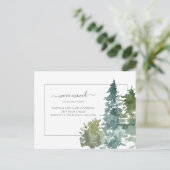 Eenvoudig we hebben nieuwe Home Script Pine Tree v Briefkaart (Staand voorkant)