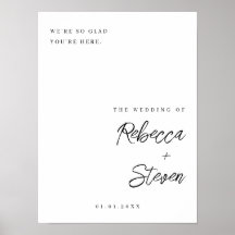 Eenvoudig welkomstbord voor buitenlanders