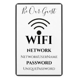 Eenvoudig WiFi-teken Magneet