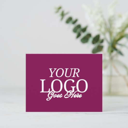 Eenvoudig wijnbedrijf Logo met QR Code Business Briefkaart (Staand voorkant)