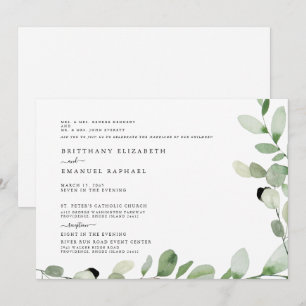 Eenvoudig wit beide ouders die op de lijst staan v kaart