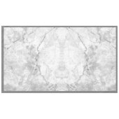 Eenvoudig wit en grijs marmer | tafelkleed (Voorkant (Horizontaal))