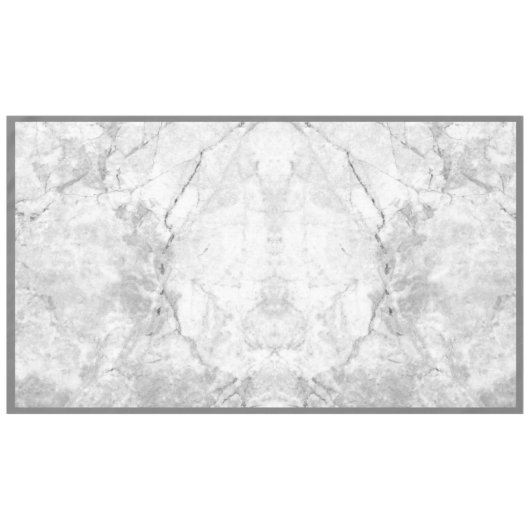 Eenvoudig wit en grijs marmer | tafelkleed (Voorkant (Horizontaal))