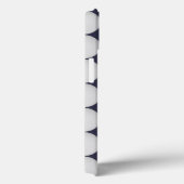 Eenvoudig wit, Midnight Blue Case-Mate iPhone Case (Achterkant / Rechts)