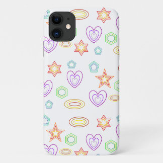 Eenvoudig wit ontwerp iPhone 11 hoesje