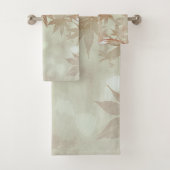 Eenvoudig, wit, Waterverf | Bad Handdoek (Insitu)