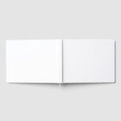 Eenvoudig witte vaste kleur personaliseer deze gastenboek (Volledig)