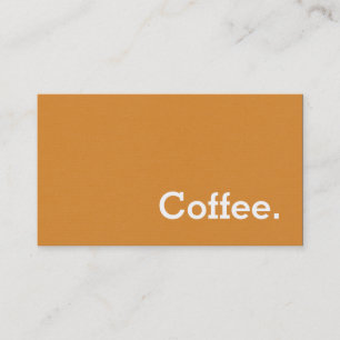 Eenvoudig Word Dark Loyalty Coffee Punch Card Oran