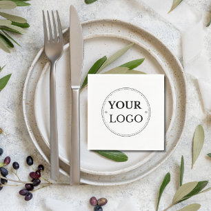 Eenvoudig zakelijk Logo-bedrijfsevenement Servet