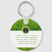 Eenvoudig zakelijk Logo in de startfase Sleutelhanger (Achterkant)