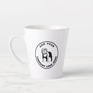 Eenvoudig Zakelijk Logo Modern Promotiemateriaal Latte Mok
