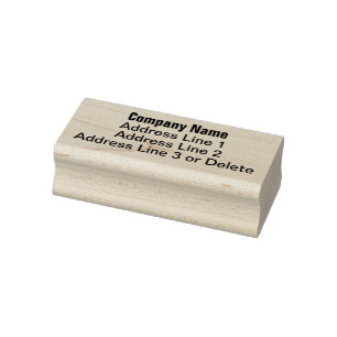 Eenvoudig zakelijk retouradres Zelfinkkend stempel