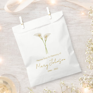 Eenvoudig Zantedeschia Zaadpakket Begrafenis  Bedankzakje