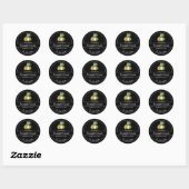Eenvoudig zelfgemaakt ananas extract label (Vel)