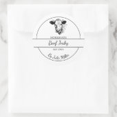 Eenvoudig Zelfgemaakt Beef Jerky Label (Tas)