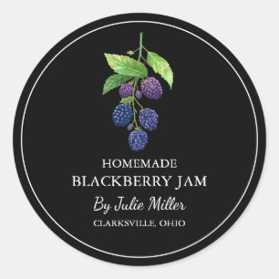 Eenvoudig zelfgemaakt BlackBerry Jam Label